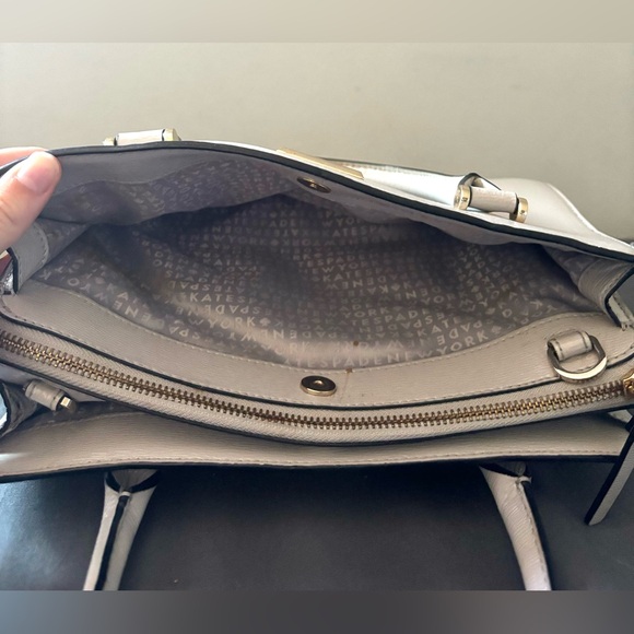 Kate Spade Grey Purse - Picture 5 of 8